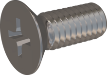 STM330400100E, Metric Machine Screw, STM33 4.0x10.0 - H2, stainless-steel A2, 1.4567, bright, pickled and passivated