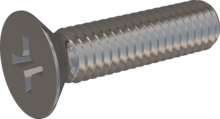 STM330400160E, Metric Machine Screw, STM33 4.0x16.0 - H2, stainless-steel A2, 1.4567, bright, pickled and passivated