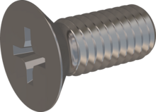 STM330600140E, Metric Machine Screw, STM33 6.0x14.0 - H3, stainless-steel A2, 1.4567, bright, pickled and passivated