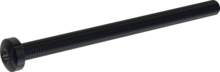 STM390500750B, Parafuso com rosca métrica, STM39 5.0x75.0 - T25, aço, endurecido, Zincado Niquelado Galvanizado, Passivado negro