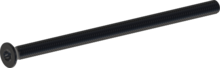 STM410300550B, Parafuso com rosca métrica, STM41 3.0x55.0 - T10, aço, endurecido, Zincado Niquelado Galvanizado, Passivado negro