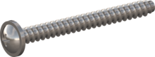 STP210300300E, Screw for Plastic, STP21 3.0x30.0 - Z1, stainless-steel A2, 1.4567, bright, pickled and passivated