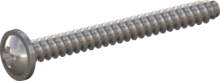 STP210350350C, Screw for Plastic, STP21 3.5x35.0 - Z2, stainless-steel A4, 1.4578, bright, pickled and passivated