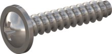 STP210400200C, Screw for Plastic, STP21 4.0x20.0 - Z2, stainless-steel A4, 1.4578, bright, pickled and passivated