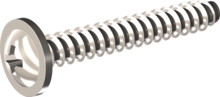 STP210400280C, Screw for Plastic, STP21 4.0x28.0 - Z2, stainless-steel A4, 1.4578, bright, pickled and passivated
