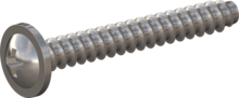 STP210400300C, Screw for Plastic, STP21 4.0x30.0 - Z2, stainless-steel A4, 1.4578, bright, pickled and passivated
