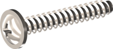 STP210500320C, Screw for Plastic, STP21 5.0x32.0 - Z2, stainless-steel A4, 1.4578, bright, pickled and passivated