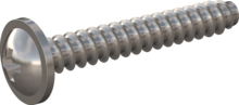 STP210600400C, Screw for Plastic, STP21 6.0x40.0 - Z3, stainless-steel A4, 1.4578, bright, pickled and passivated