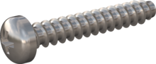 STP220250150C, Screw for Plastic, STP22 2.5x15.0 - Z1, stainless-steel A4, 1.4578, bright, pickled and passivated