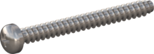 STP220300300E, Screw for Plastic, STP22 3.0x30.0 - Z1, stainless-steel A2, 1.4567, bright, pickled and passivated