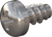 STP220350060C, Screw for Plastic, STP22 3.5x6.0 - Z2, stainless-steel A4, 1.4578, bright, pickled and passivated