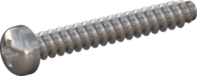 STP220350250C, Screw for Plastic, STP22 3.5x25.0 - Z2, stainless-steel A4, 1.4578, bright, pickled and passivated