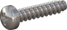 STP220400180C, Screw for Plastic, STP22 4.0x18.0 - Z2, stainless-steel A4, 1.4578, bright, pickled and passivated
