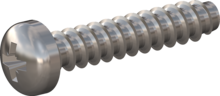 STP220400200C, Screw for Plastic, STP22 4.0x20.0 - Z2, stainless-steel A4, 1.4578, bright, pickled and passivated