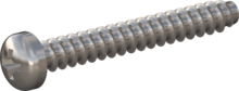 STP220400300E, Screw for Plastic, STP22 4.0x30.0 - Z2, stainless-steel A2, 1.4567, bright, pickled and passivated