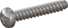 STP220500300C, Screw for Plastic, STP22 5.0x30.0 - Z2, stainless-steel A4, 1.4578, bright, pickled and passivated