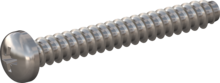 STP220500400C, Screw for Plastic, STP22 5.0x40.0 - Z2, stainless-steel A4, 1.4578, bright, pickled and passivated