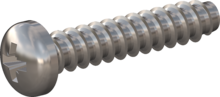 STP220600300C, Screw for Plastic, STP22 6.0x30.0 - Z3, stainless-steel A4, 1.4578, bright, pickled and passivated