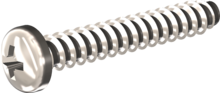 STP220600380C, Screw for Plastic, STP22 6.0x38.0 - Z3, stainless-steel A4, 1.4578, bright, pickled and passivated