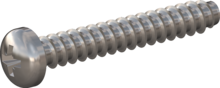 STP220600400C, Screw for Plastic, STP22 6.0x40.0 - Z3, stainless-steel A4, 1.4578, bright, pickled and passivated