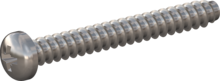 STP220600500C, Screw for Plastic, STP22 6.0x50.0 - Z3, stainless-steel A4, 1.4578, bright, pickled and passivated