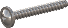 STP310200150E, Screw for Plastic, STP31 2.0x15.0 - H1, stainless-steel A2, 1.4567, bright, pickled and passivated