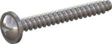STP310220180E, Screw for Plastic, STP31 2.2x18.0 - H1, stainless-steel A2, 1.4567, bright, pickled and passivated