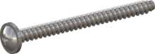 STP310250300E, Screw for Plastic, STP31 2.5x30.0 - H1, stainless-steel A2, 1.4567, bright, pickled and passivated