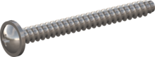 STP310300300E, Screw for Plastic, STP31 3.0x30.0 - H1, stainless-steel A2, 1.4567, bright, pickled and passivated