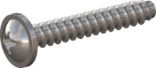 STP310350220C, Screw for Plastic, STP31 3.5x22.0 - H2, stainless-steel A4, 1.4578, bright, pickled and passivated