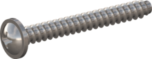 STP310350300C, Screw for Plastic, STP31 3.5x30.0 - H2, stainless-steel A4, 1.4578, bright, pickled and passivated