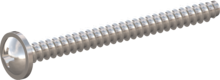 STP310350380C, Screw for Plastic, STP31 3.5x38.0 - H2, stainless-steel A4, 1.4578, bright, pickled and passivated