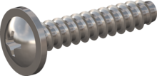 STP310400200E, Screw for Plastic, STP31 4.0x20.0 - H2, stainless-steel A2, 1.4567, bright, pickled and passivated