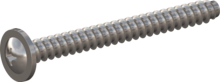 STP310450450E, Screw for Plastic, STP31 4.5x45.0 - H2, stainless-steel A2, 1.4567, bright, pickled and passivated