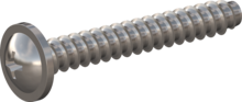 STP310500350C, Screw for Plastic, STP31 5.0x35.0 - H2, stainless-steel A4, 1.4578, bright, pickled and passivated