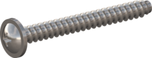 STP310500450E, Screw for Plastic, STP31 5.0x45.0 - H2, stainless-steel A2, 1.4567, bright, pickled and passivated