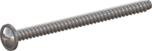 STP310500700E, Screw for Plastic, STP31 5.0x70.0 - H2, stainless-steel A2, 1.4567, bright, pickled and passivated