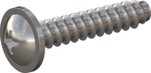 STP310600300C, Screw for Plastic, STP31 6.0x30.0 - H3, stainless-steel A4, 1.4578, bright, pickled and passivated