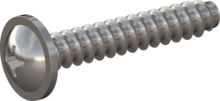 STP310600350C, Screw for Plastic, STP31 6.0x35.0 - H3, stainless-steel A4, 1.4578, bright, pickled and passivated