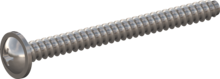 STP310600700E, Screw for Plastic, STP31 6.0x70.0 - H3, stainless-steel A2, 1.4567, bright, pickled and passivated