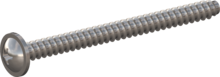 STP310600750E, Screw for Plastic, STP31 6.0x75.0 - H3, stainless-steel A2, 1.4567, bright, pickled and passivated