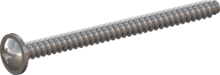 STP310600800E, Screw for Plastic, STP31 6.0x80.0 - H3, stainless-steel A2, 1.4567, bright, pickled and passivated