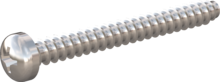 STP320350320E, Screw for Plastic, STP32 3.5x32.0 - H2, stainless-steel A2, 1.4567, bright, pickled and passivated