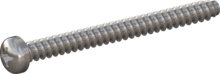 STP320350400E, Screw for Plastic, STP32 3.5x40.0 - H2, stainless-steel A2, 1.4567, bright, pickled and passivated