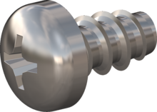 STP320400070C, Screw for Plastic, STP32 4.0x7.0 - H2, stainless-steel A4, 1.4578, bright, pickled and passivated