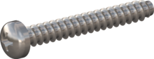 STP320400300E, Screw for Plastic, STP32 4.0x30.0 - H2, stainless-steel A2, 1.4567, bright, pickled and passivated