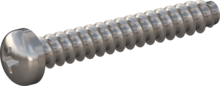 STP320450300E, Screw for Plastic, STP32 4.5x30.0 - H2, stainless-steel A2, 1.4567, bright, pickled and passivated