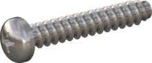 STP320500300C, Screw for Plastic, STP32 5.0x30.0 - H2, stainless-steel A4, 1.4578, bright, pickled and passivated