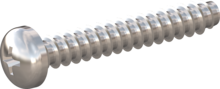 STP320500320E, Screw for Plastic, STP32 5.0x32.0 - H2, stainless-steel A2, 1.4567, bright, pickled and passivated