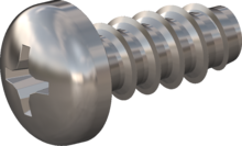STP320600140C, Screw for Plastic, STP32 6.0x14.0 - H3, stainless-steel A4, 1.4578, bright, pickled and passivated